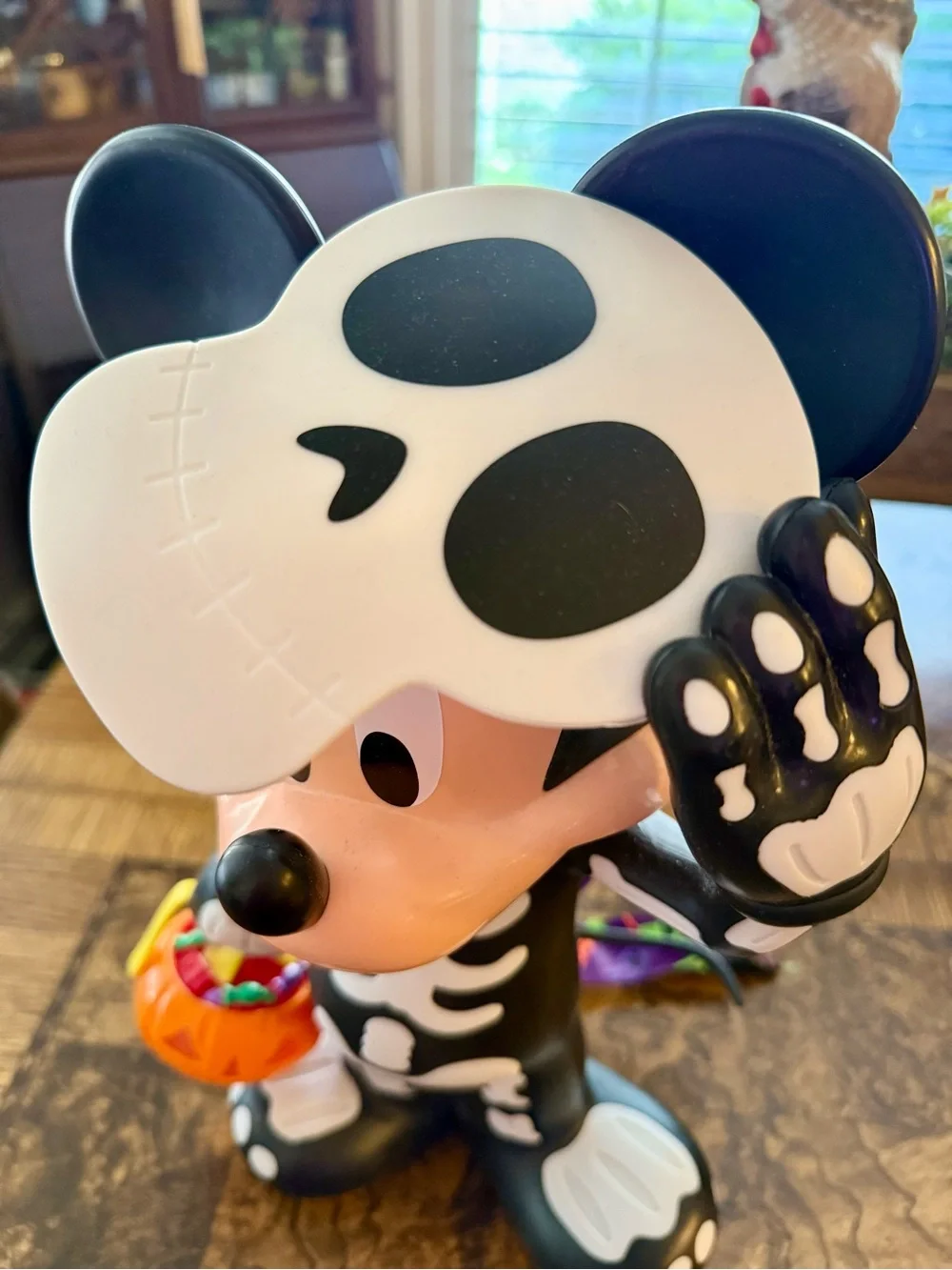 Disney Parks 2023 Mickey Mouse Skeleton Halloween Popcorn Bucket - NEVER USED - Picture 3 of 8
